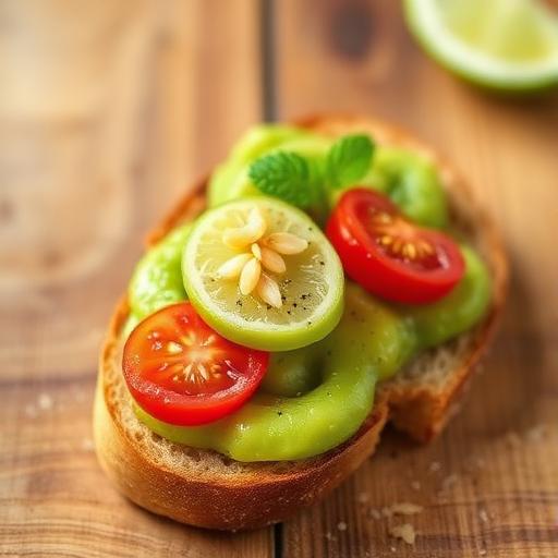 Tostada de Aguacate